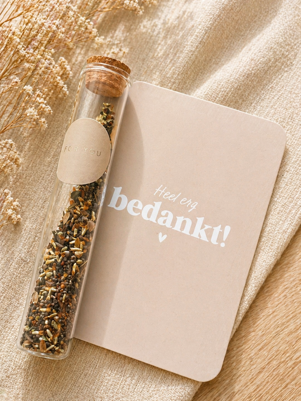 Buisje bloemzaadjes