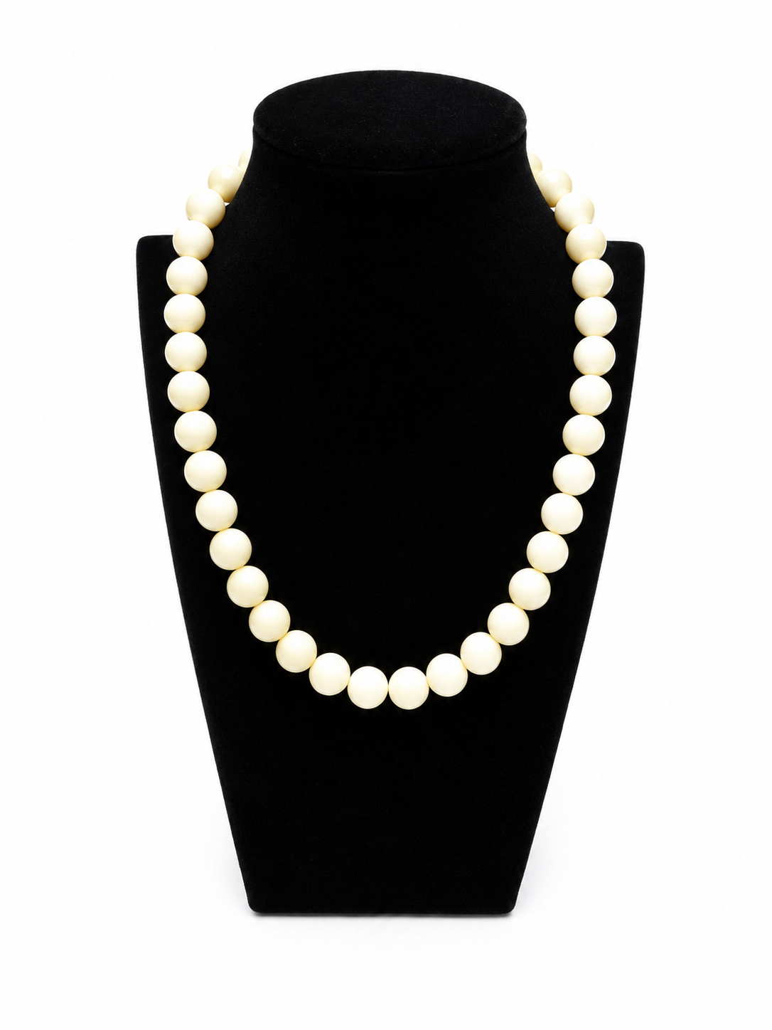 Gele parelketting