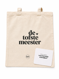 Canvas tas "De tofste meester"