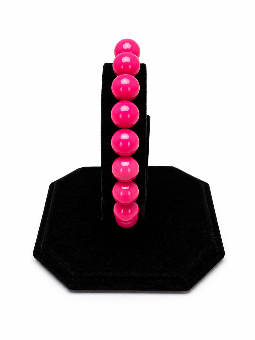 Roze parelarmband