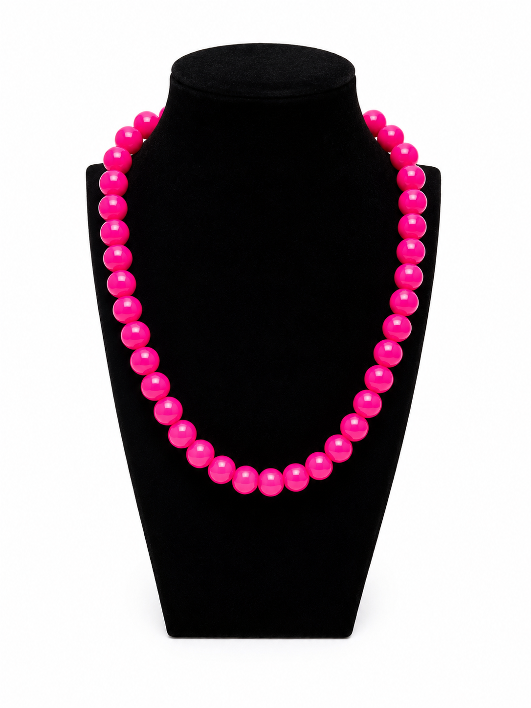 Roze parelketting