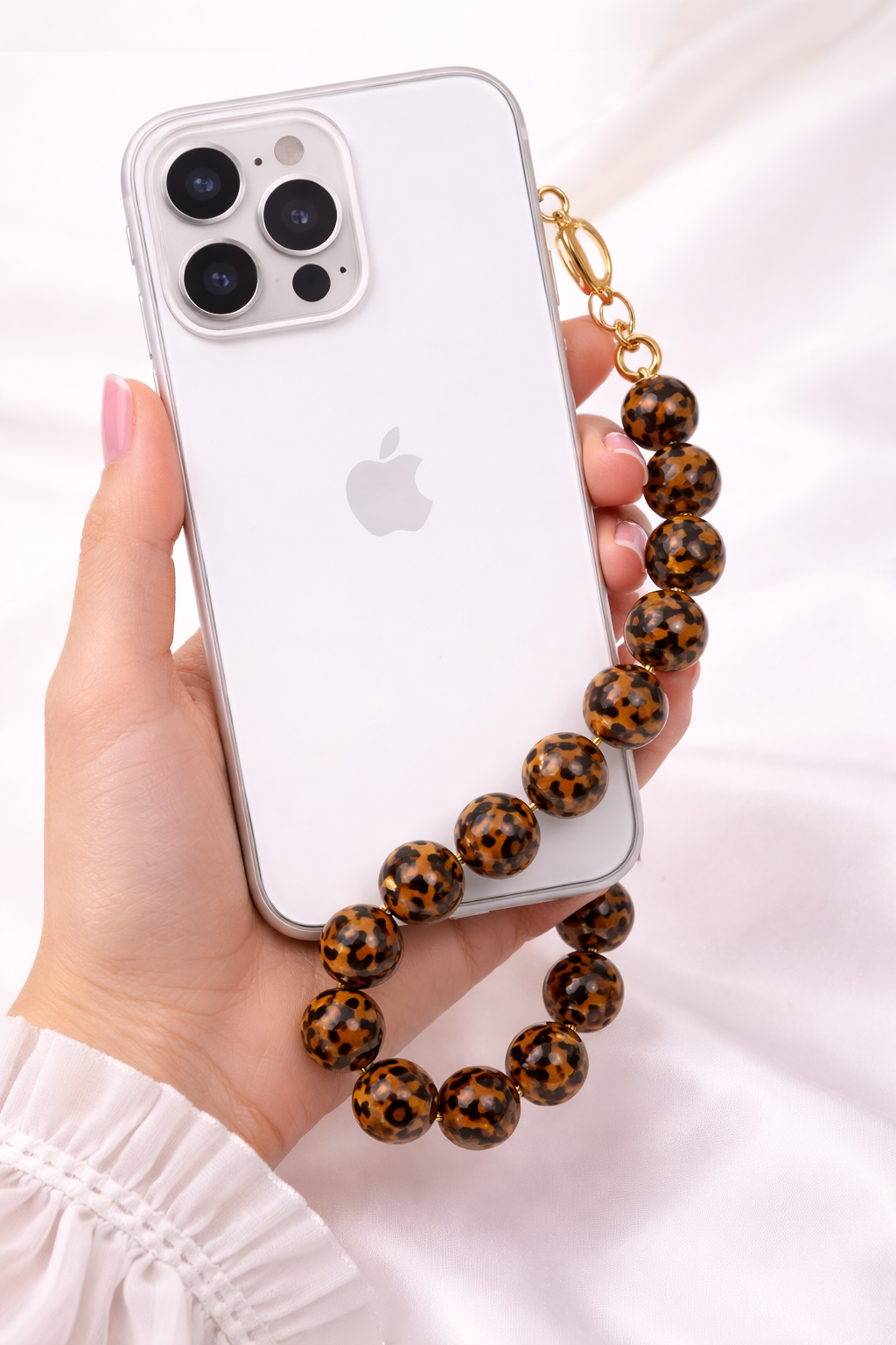 Telefoonsnoer XXL - Panterprint - Cadeau voor haar
