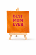 Best Mom Ever Tegeltje - Handgemaakt Cadeau